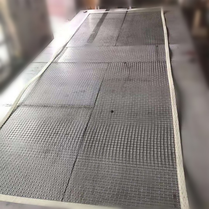 Vibrating screen with canvas border (5)